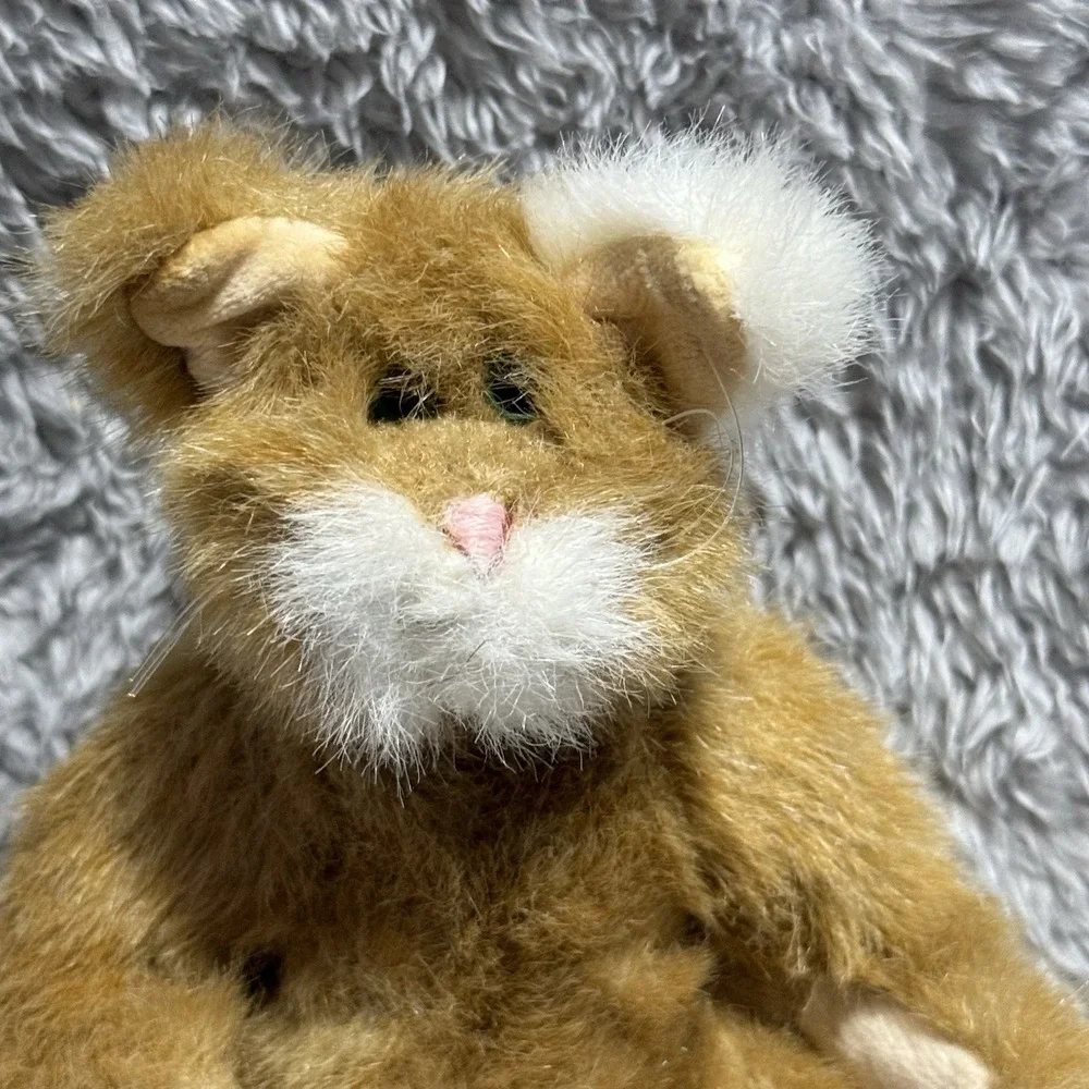 Ty Attic Treasures Pouncer Cat Plush Brown Furry Kitty‎ 8